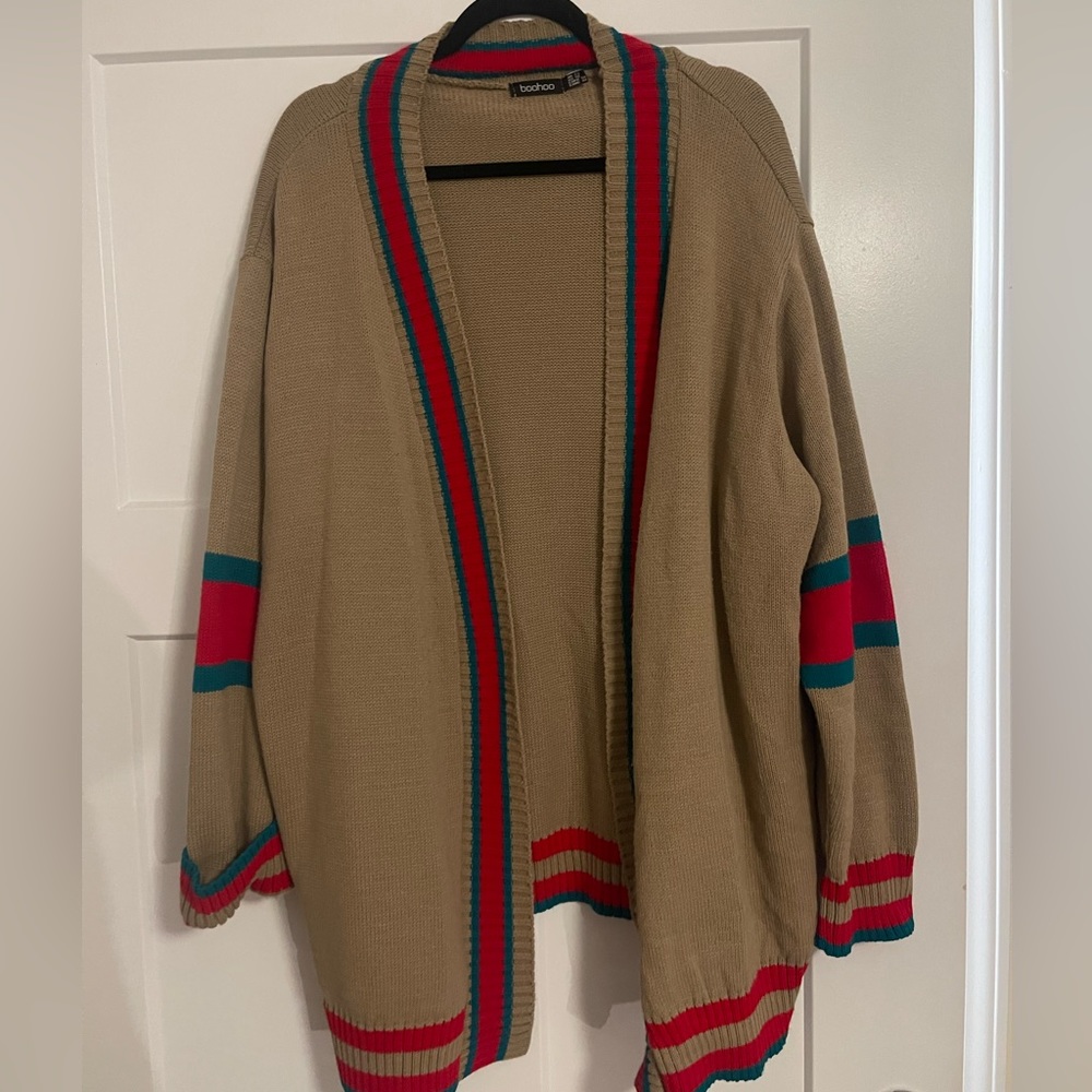 Plus size Boohoo preppy cardigan 18